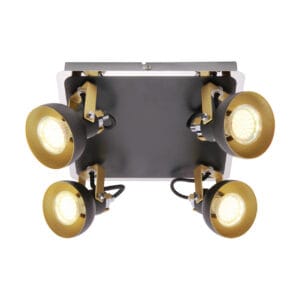 LAMPA ŚCIENNO-SUFITOWA MARIO GU10 4D Lampy ścienno-sufitowe LAMPA ŚCIENNO-SUFITOWA MARIO GU10 4D Lampy ścienno-sufitowe