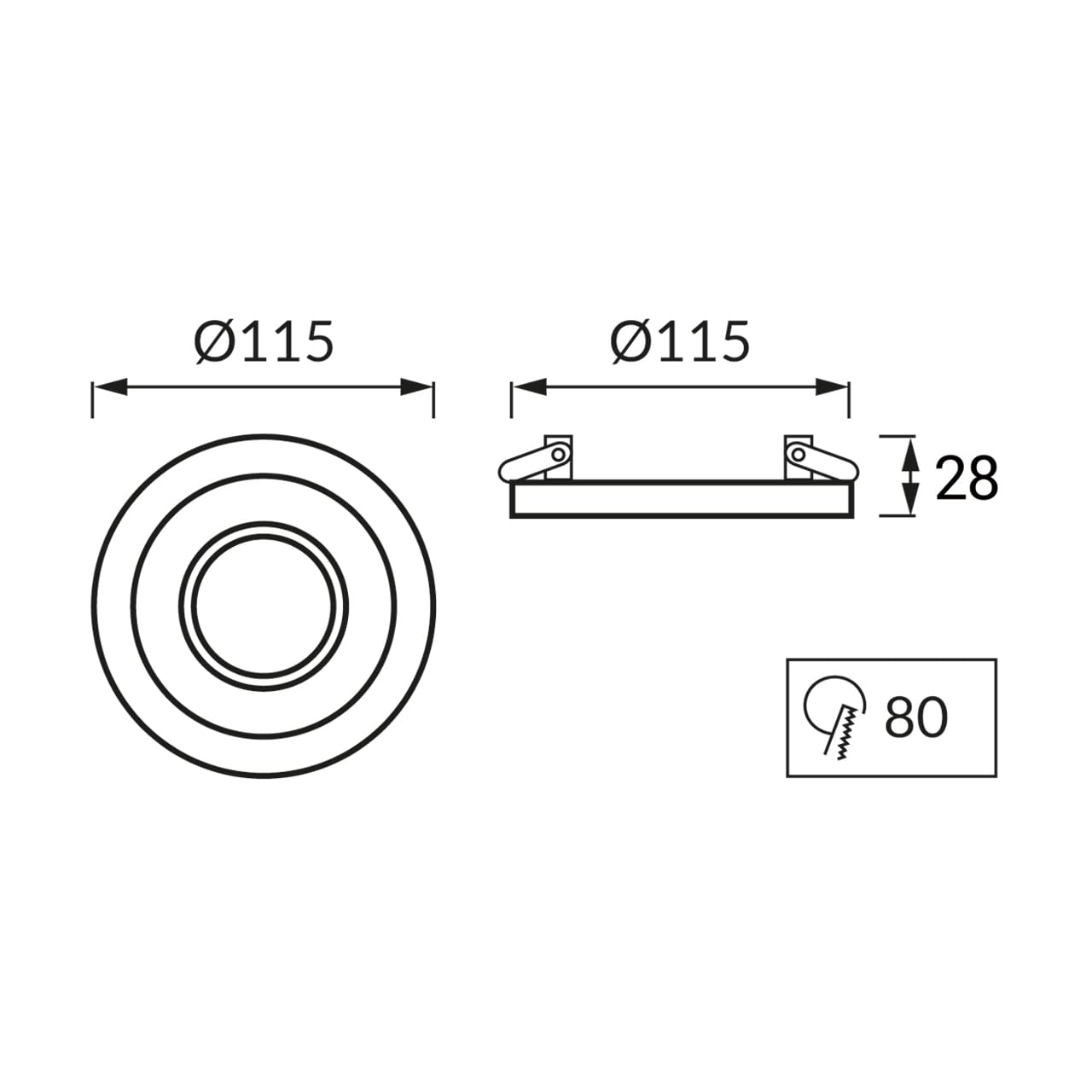 LAMPA SUFITOWA PUNKTOWA BORYS C SILVER/SILVER Lampy sufitowe 2 LAMPA SUFITOWA PUNKTOWA BORYS C SILVER/SILVER Lampy sufitowe 2