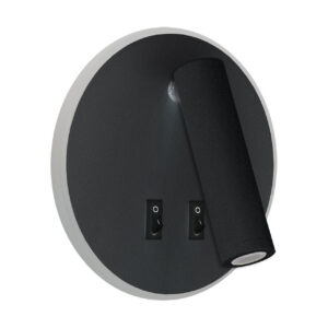 LAMPA DEKORACYJNA LED OTELLO LED C 6W+3W BLACK Lampy dekoracyjne