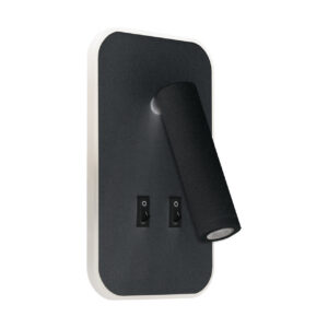 LAMPA DEKORACYJNA LED OTELLO LED D 6W+3W BLACK Lampy dekoracyjne