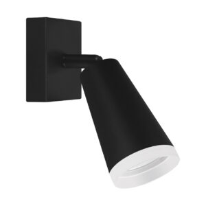 LAMPA ŚCIENNO-SUFITOWA SANA GU10 1D BLACK Lampy ścienno-sufitowe LAMPA ŚCIENNO-SUFITOWA SANA GU10 1D BLACK Lampy ścienno-sufitowe