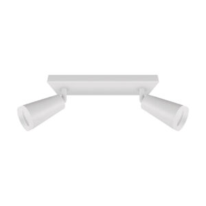 LAMPA ŚCIENNO-SUFITOWA SANA GU10 2L WHITE Lampy ścienno-sufitowe