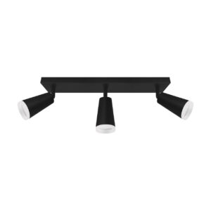 LAMPA ŚCIENNO-SUFITOWA SANA GU10 3L BLACK Lampy ścienno-sufitowe LAMPA ŚCIENNO-SUFITOWA SANA GU10 3L BLACK Lampy ścienno-sufitowe