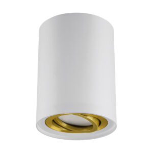 LAMPA SUFITOWA HARY C GU10 WHITE/GOLDEN Lampy sufitowe