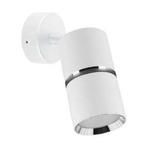 LAMPA ŚCIENNO-SUFITOWA DIOR SPT GU10 WHITE/CHROME Lampy ścienno-sufitowe LAMPA ŚCIENNO-SUFITOWA DIOR SPT GU10 WHITE/CHROME Lampy ścienno-sufitowe