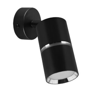 LAMPA ŚCIENNO-SUFITOWA DIOR SPT GU10 BLACK/CHROME Lampy ścienno-sufitowe LAMPA ŚCIENNO-SUFITOWA DIOR SPT GU10 BLACK/CHROME Lampy ścienno-sufitowe