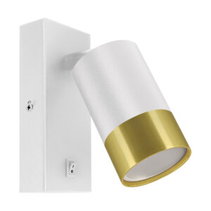 LAMPA DEKORACYJNA PUZON WLL GU10 WHITE/GOLDEN Lampy dekoracyjne