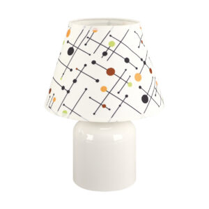 LAMPA STOŁOWA IMBIR E14 WHITE Lampy stołowe