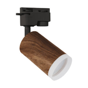 LAMPA DO SZYNOPRZEWODÓW ZADRA TRA GU10 WENGE Lampy do szynoprzewodów