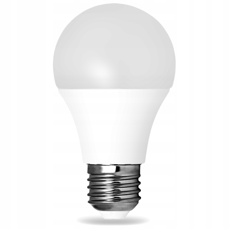 ŻARÓWKA LED A60 E27 12W BARWA BIAŁA CIEPŁA 2700K