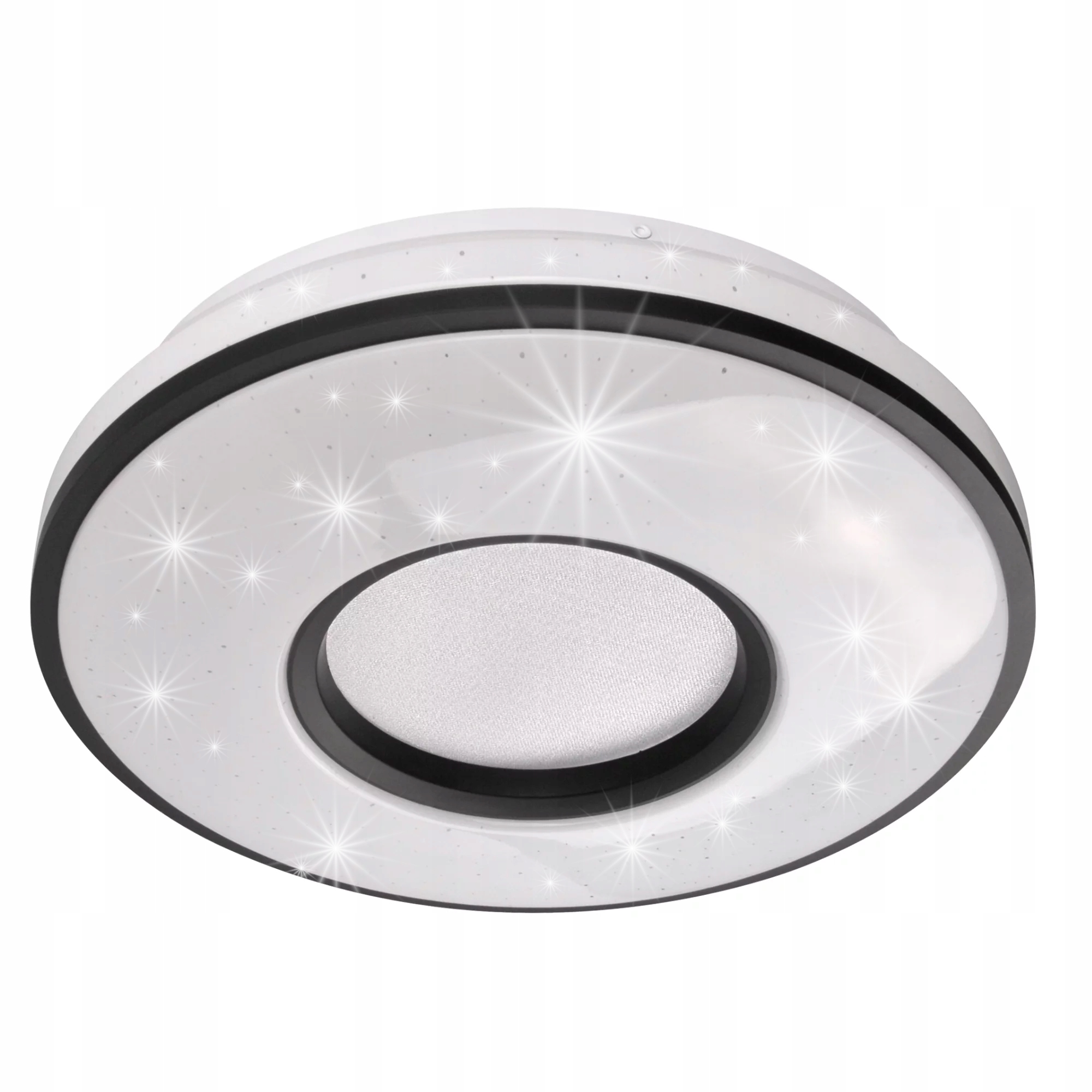 LAMPA DO ŁAZIENKI LED PLAFON ŁAZIENKOWY DEKORACYJNY LED 18W IP44 CZARNY