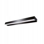 KINKIET ŁAZIENKOWY LED 9W NAD LUSTRO CZARNY IP44 ALUMINIOWY BARWA NEUTRALNA