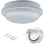 PLAFON ŁAZIENKOWY LAMPA ZEWNĘTRZNA LED 24W IP54 LAMPA SUFITOWA NEUTRALNA
