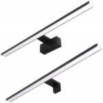 LAMPA ŁAZIENKOWA KINKIET CZARNY LED 12W 50cm NAD LUSTRO SZAFKĘ NA ŚCIENĘ