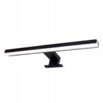 KINKIET ŁAZIENKOWY CZARNY LAMPA LED 8W NAD LUSTRO/SZAFKĘ 3w1 40cm