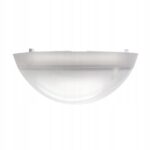 LAMPA PLAFON Z CZUJNIKIEM RUCHU LED 1xE27 IP54 BIALY