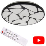 LAMPA DO ŁAZIENKI PLAFON LED ŁAZIENKOWY 48W CCT PILOT PAMIĘĆ BARWY ŚWIATŁA