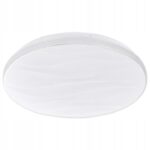 LAMPA PLAFON LED DEKORACYJNY EFEKT GWIAZD BIAŁY 24W CCT PILOT REGULACJA