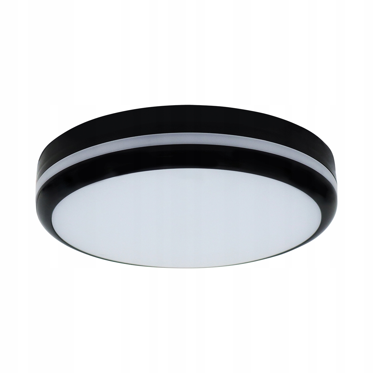 LAMPA ZEWNĘTRZNA PLAFON OGRODOWY NA BALKON TARAS LED 12W/15W/18W CCT CZARNY