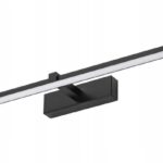 KINKIET ŁAZIENKOWY LED LAMPA NAD LUSTRO 120CM 24W CZARNY METAL IP44