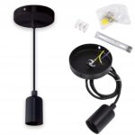 LAMPA WISZĄCA ZWIS METALOWY E27 DO ŻARÓWEK