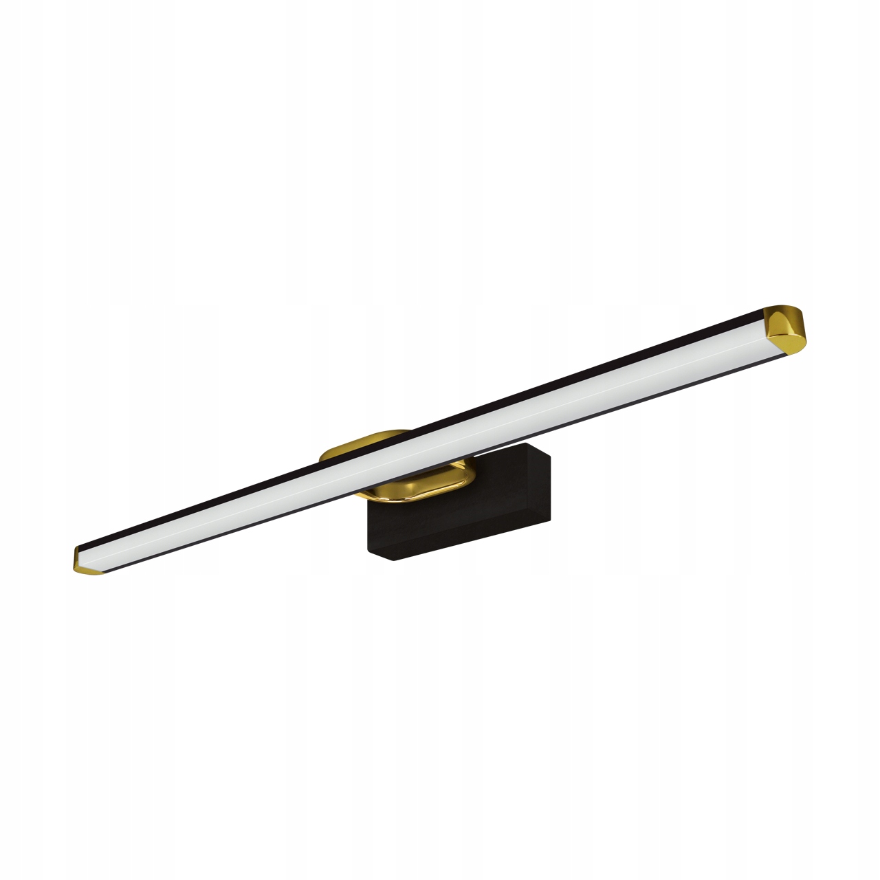KINKIET ŁAZIENKOWY LAMPA NAD LUSTRO LED 12W CZARNO ZŁOTY DEKORACJE IP44