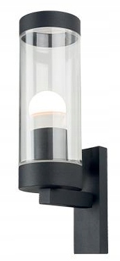 LAMPA OGRODOWA ELEWACYJNA ZEWNĘTRZNA SCIENNA 1XE27 IP44 CLEAR