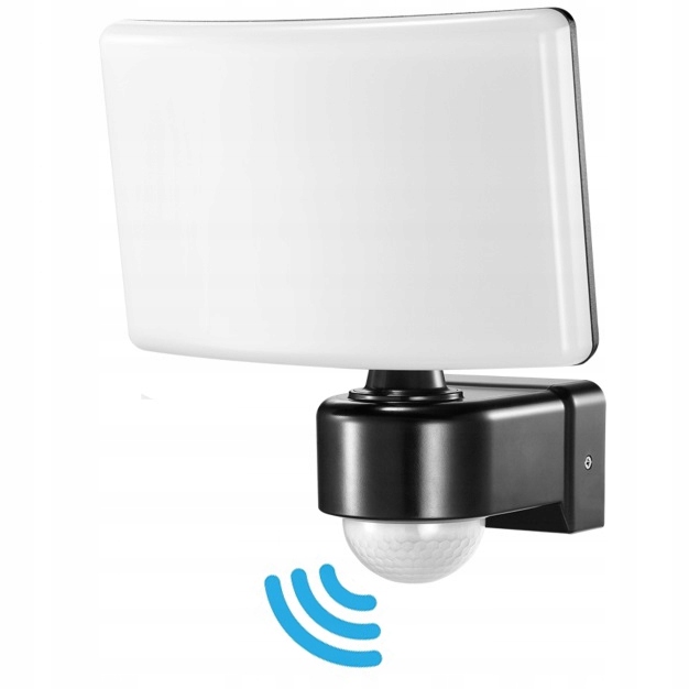 KINKIET LED 30W IP65 ELEWACYJNY HALOGEN Z CZUJNIKIEM RUCHU I ZMIERZCHU