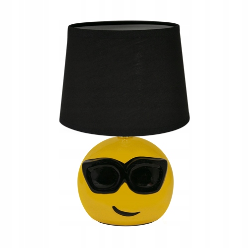 LAMPKA NOCNA STOŁOWA BIURKOWA DLA DZIECI UŚMIECH BUZIA EMOTKA E14 LED 230V