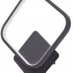 KINKIET LAMPA SCIENNA POKOJOWA KWADRAT 12W CZARNY