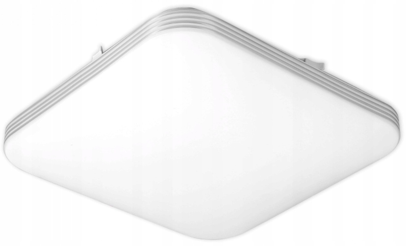 LAMPA DO ŁAZIENKI PLAFON ŁAZIENKOWY LED 24W IP44 DEKORACYJNY 4 PASKI CHROM