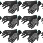 RĘKAWICE RĘKAWICZKI OCHRONNE ROBOCZE POLIURETANOWE 10-XL 12 PAR