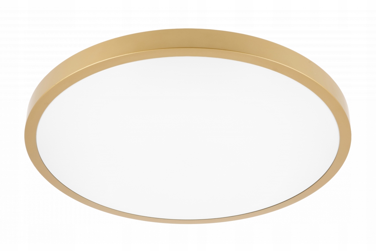 PLAFON LAMPA ŁAZIENKOWA DUŻA ZŁOTA LED 32W IP54 LAMPA ZEWNĘTRZNA NA BALKON