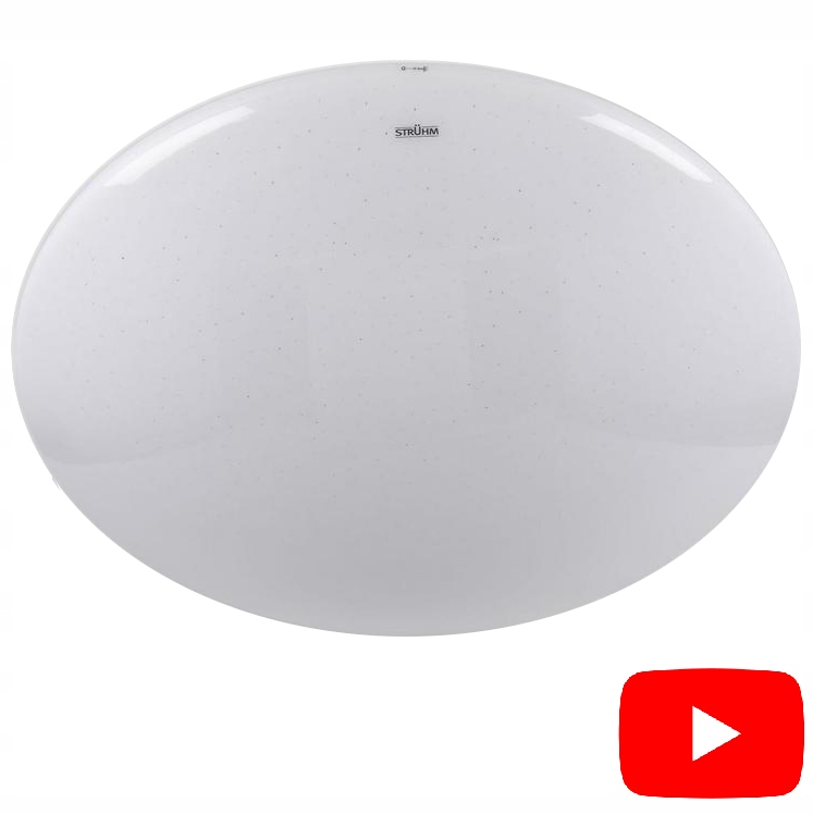 DUŻY PLAFON ŁAZIENKOWY LED 72W DEKORACYJNY EFEKT GWIAZD LAMPA SUFITOWA IP44