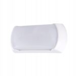LAMPA ELEWACYJNA ZEWNETRZNA LED 12W IP65 BIAŁA KINKIET