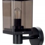 LAMPA OGRODOWA ELEWACYJNA ZEWNĘTRZNA SCIENNA DYMIONA 1xE27 IP44 CZARNA