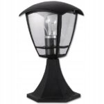 LAMPA OGRODOWA ZEWNETRZNA SŁUPEK OŚWIETLENIOWY E27 LAMPION 30CM