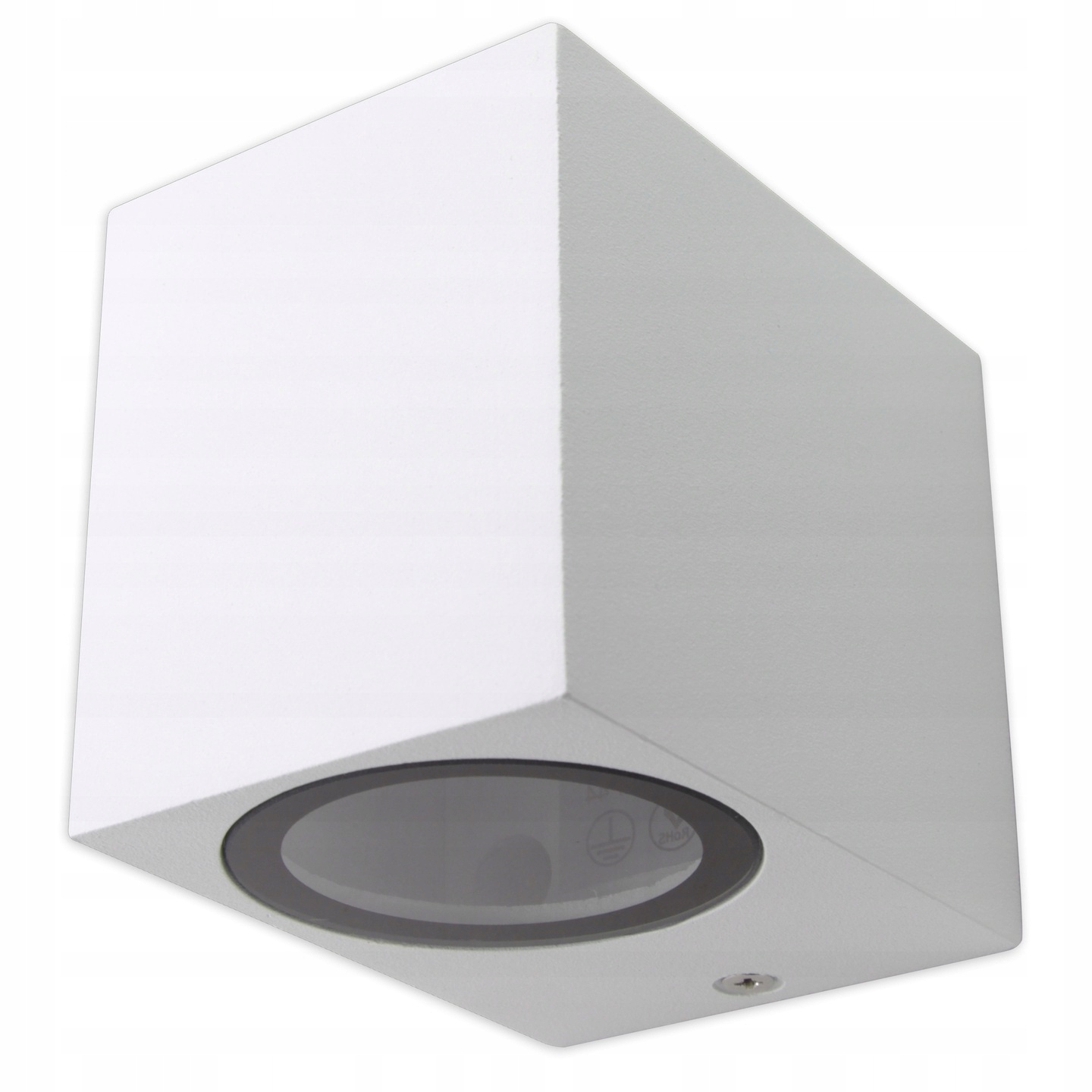 LAMPA ELEWACYJNA BIAŁA GU10 IP44 OPRAWA ARCHITEKTONICZNA OPRAWA OGRODOWA