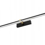 KINKIET ŁAZIENKOWY LED LAMPA NAD LUSTRO 24W CZARNO-ZŁOTY METAL 120CM IP44