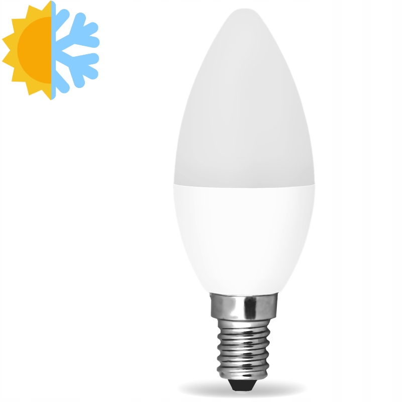ŻARÓWKA LED E14 4W C37 ŚWIECA NEUTRALNA