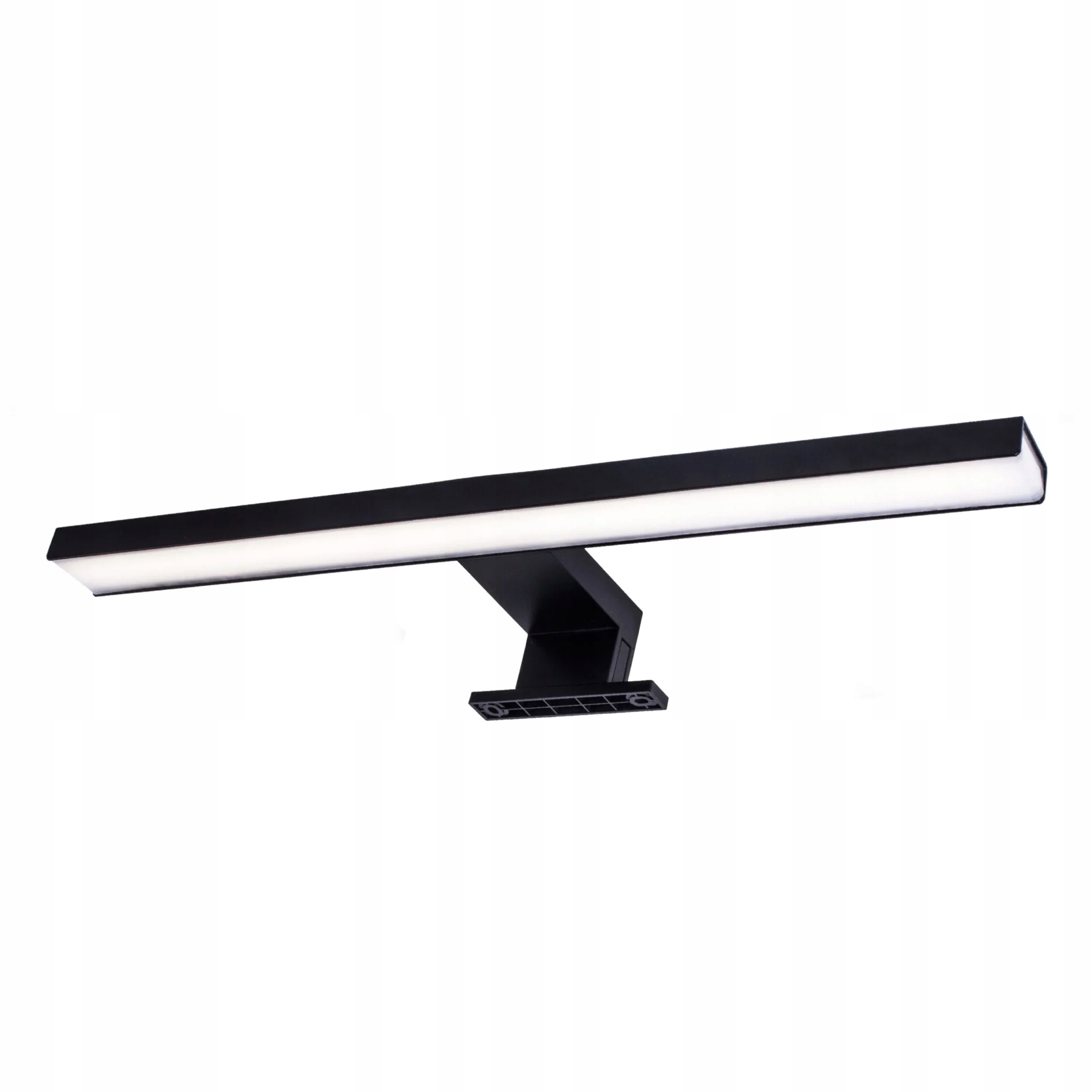KINKIET ŁAZIENKOWY CZARNY LAMPA LED 8W NAD LUSTRO/SZAFKĘ 3w1 40cm