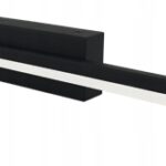 KINKIET ŁAZIENKOWY 12W LED NAD LUSTRO SZAFKE OBRAZ CZARNY METALOWY IP44