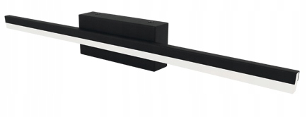 KINKIET ŁAZIENKOWY 12W LED NAD LUSTRO SZAFKE OBRAZ CZARNY METALOWY IP44