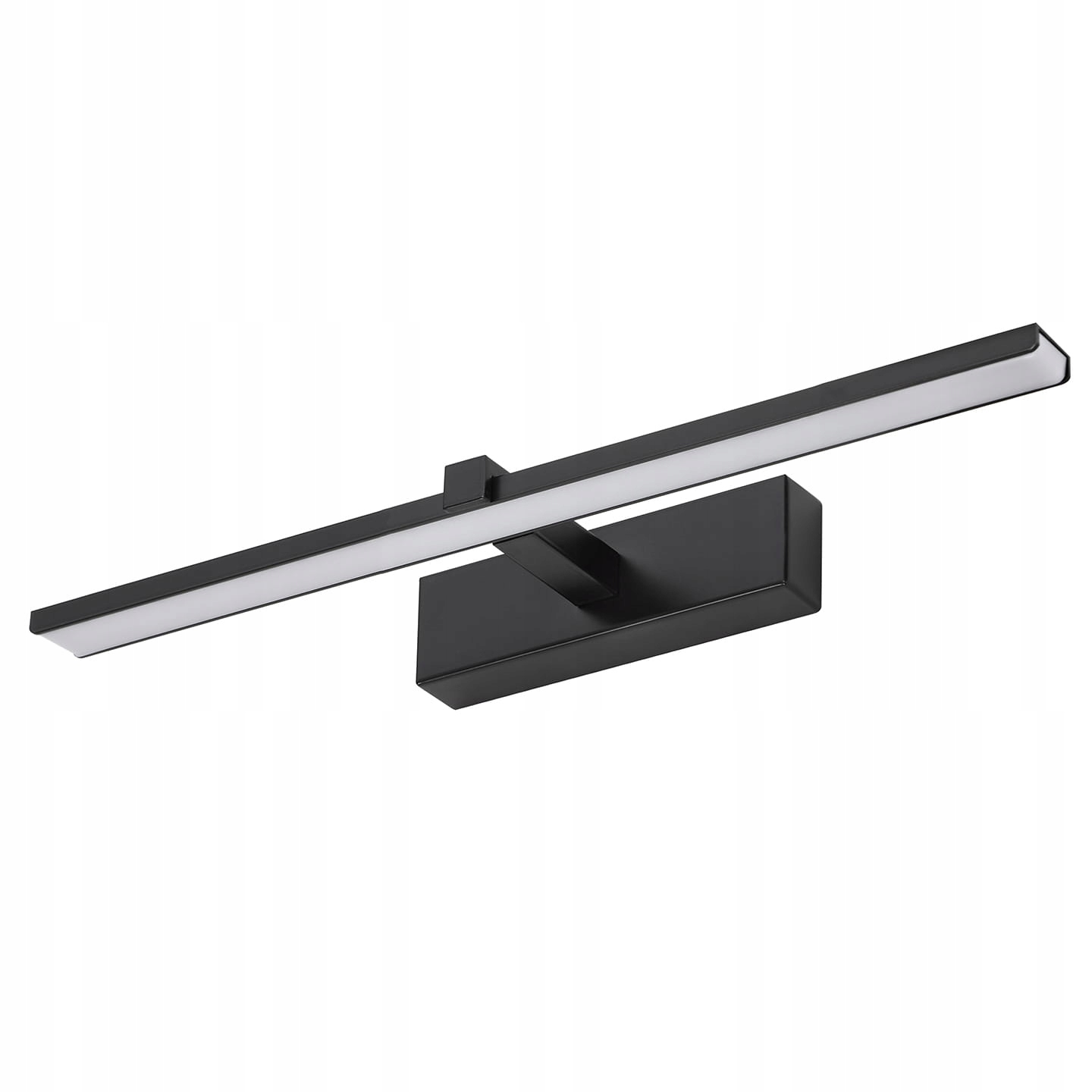 KINKIET ŁAZIENKOWY LAMPA NAD LUSTRO OBRAZ 8W LED CZARNY METAL IP44
