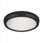 LAMPA ZEWNETRZNA LED SUFITOWA PLAFON SUFITOWY OGRODOWY IP65 CZARNY 2x E27