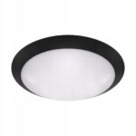 LAMPA ZEWNETRZNA LED SUFITOWA PLAFON SUFITOWY OGRODOWY IP65 CZARNY 2x E27