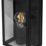 LAMPA OGRODOWA ELEWACYJNA ZEWNĘTRZNA SCIENNA 1XE27 IP44 CLEAR