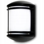 LAMPA ELEWACYJNA LAMPA ŚCIENNA KINKIET ZEWNĘTRZNY ALUMINIUM E27 IP44 CZARNA