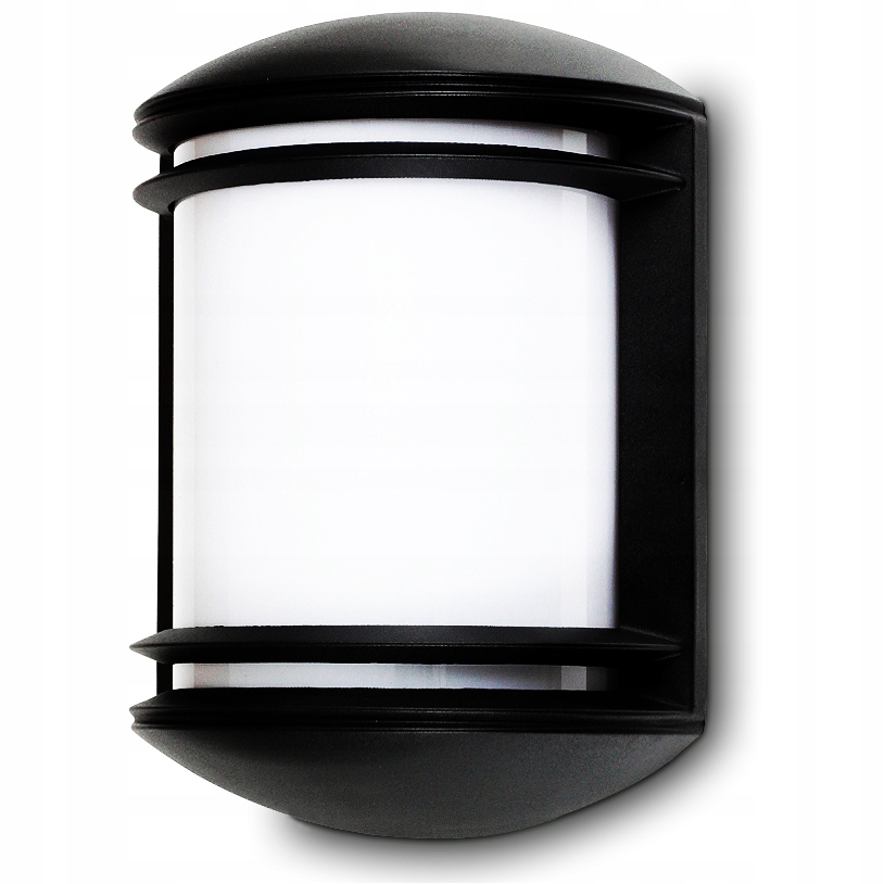 LAMPA ELEWACYJNA LAMPA ŚCIENNA KINKIET ZEWNĘTRZNY ALUMINIUM E27 IP44 CZARNA