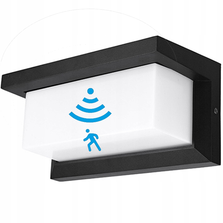 LAMPA ELEWACYJNA CZUJNIK RUCHU KINKIET OGRÓD E27